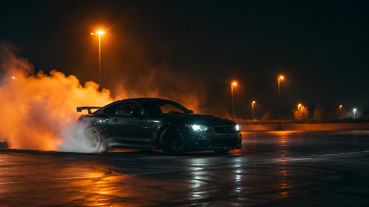 Midnight drift session got shut down